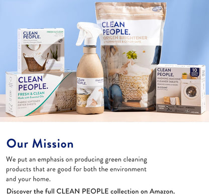 The Clean People Baby Unscented Detergent - Gentle Infant Clothing Wash, Family-Safe Formula for Nursery Laundry
