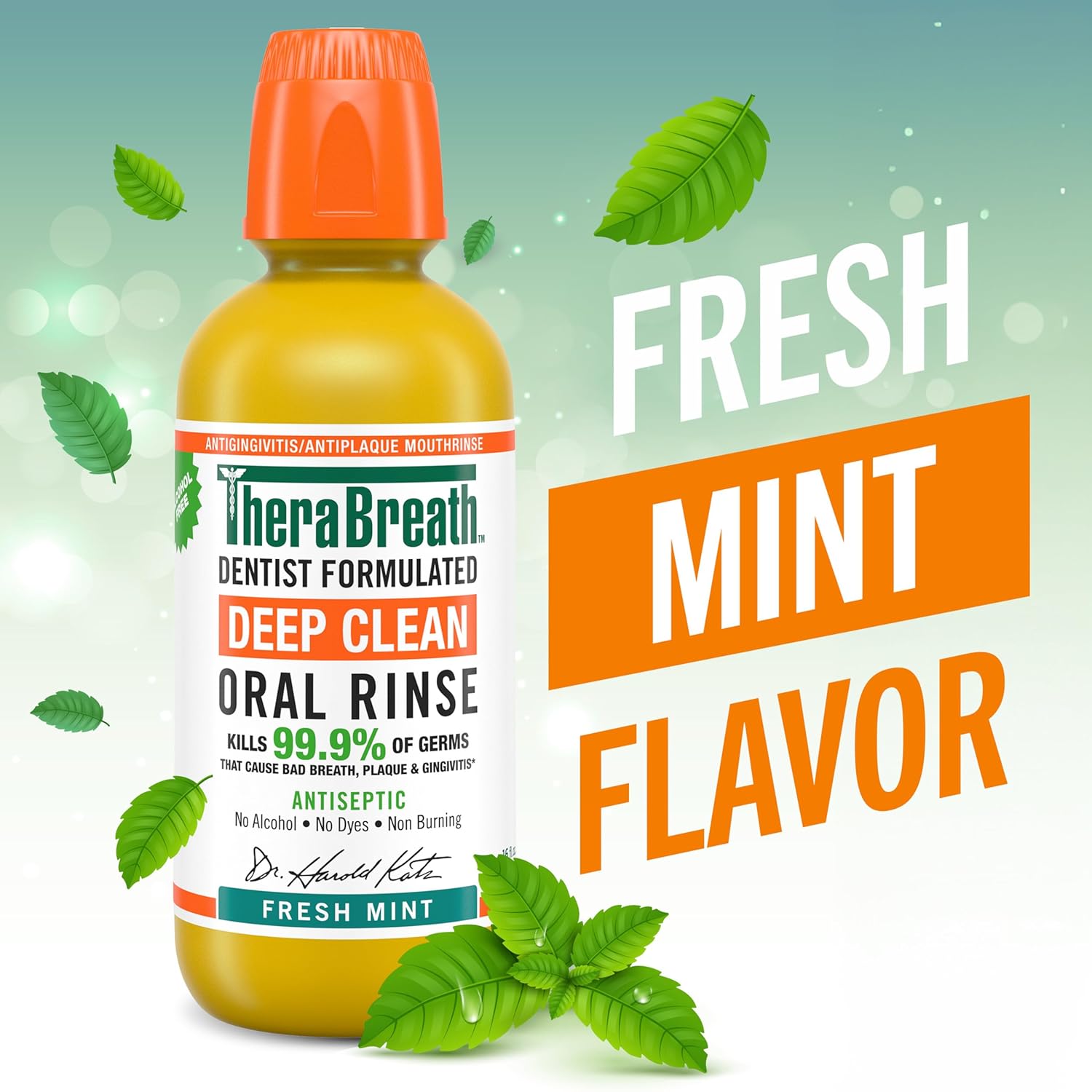 TheraBreath Alcohol-Free Mouthwash – Safe Daily Oral Rinse for Homes with Kids, Sensitive Mouths, and Sensitive Gums