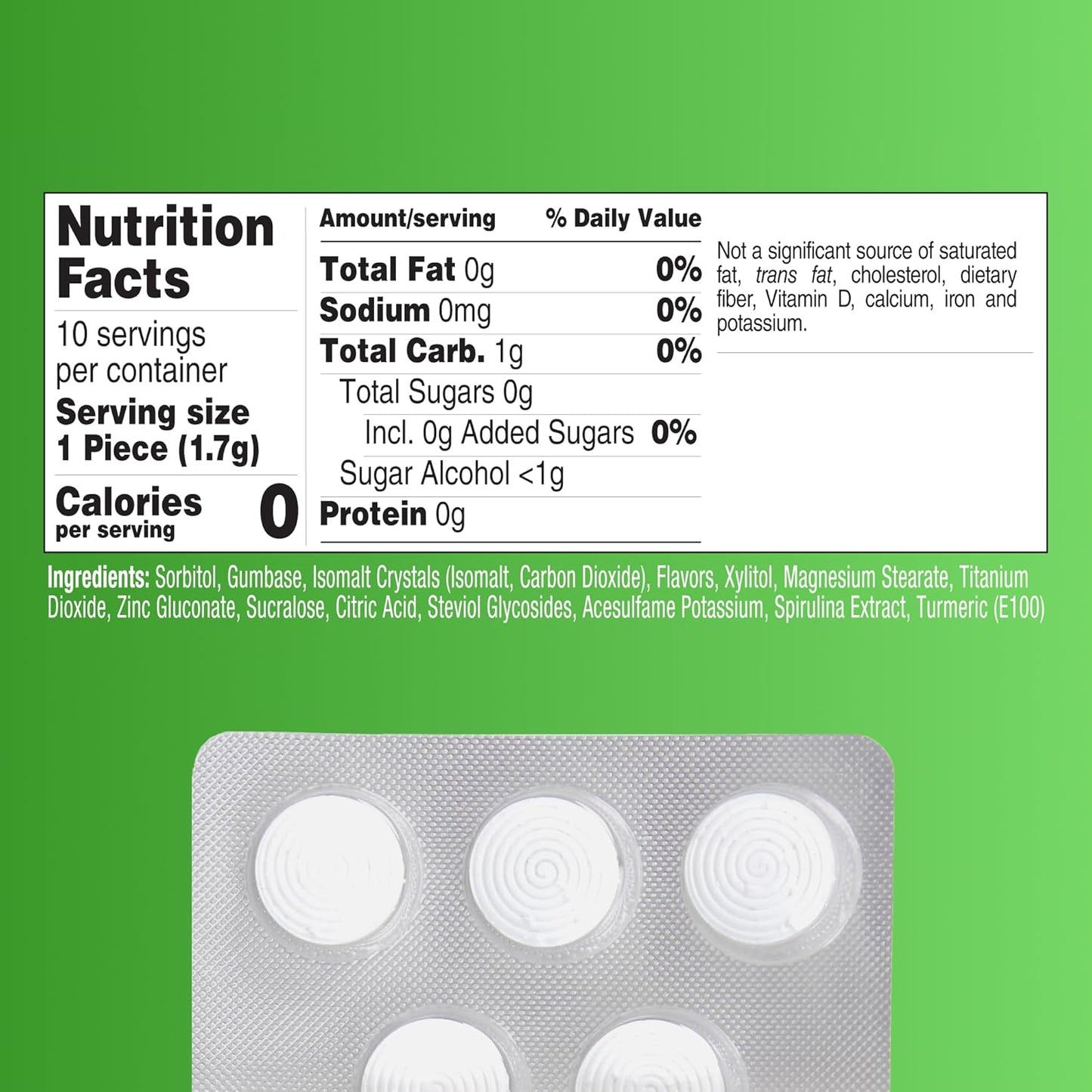 TheraBreath Fresh Breath Chewing Gum with Zinc – Citrus Mint Focus Companion for Home Office and Back-to-Back Zoom Meetings