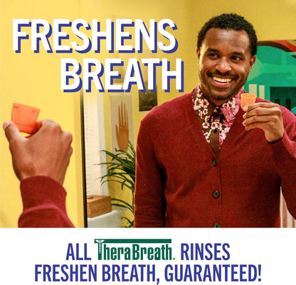 TheraBreath Healthy Gums Oral Rinse – Non-Burning Alcohol-Free Formula for Sensitive Gums, 1 Liter