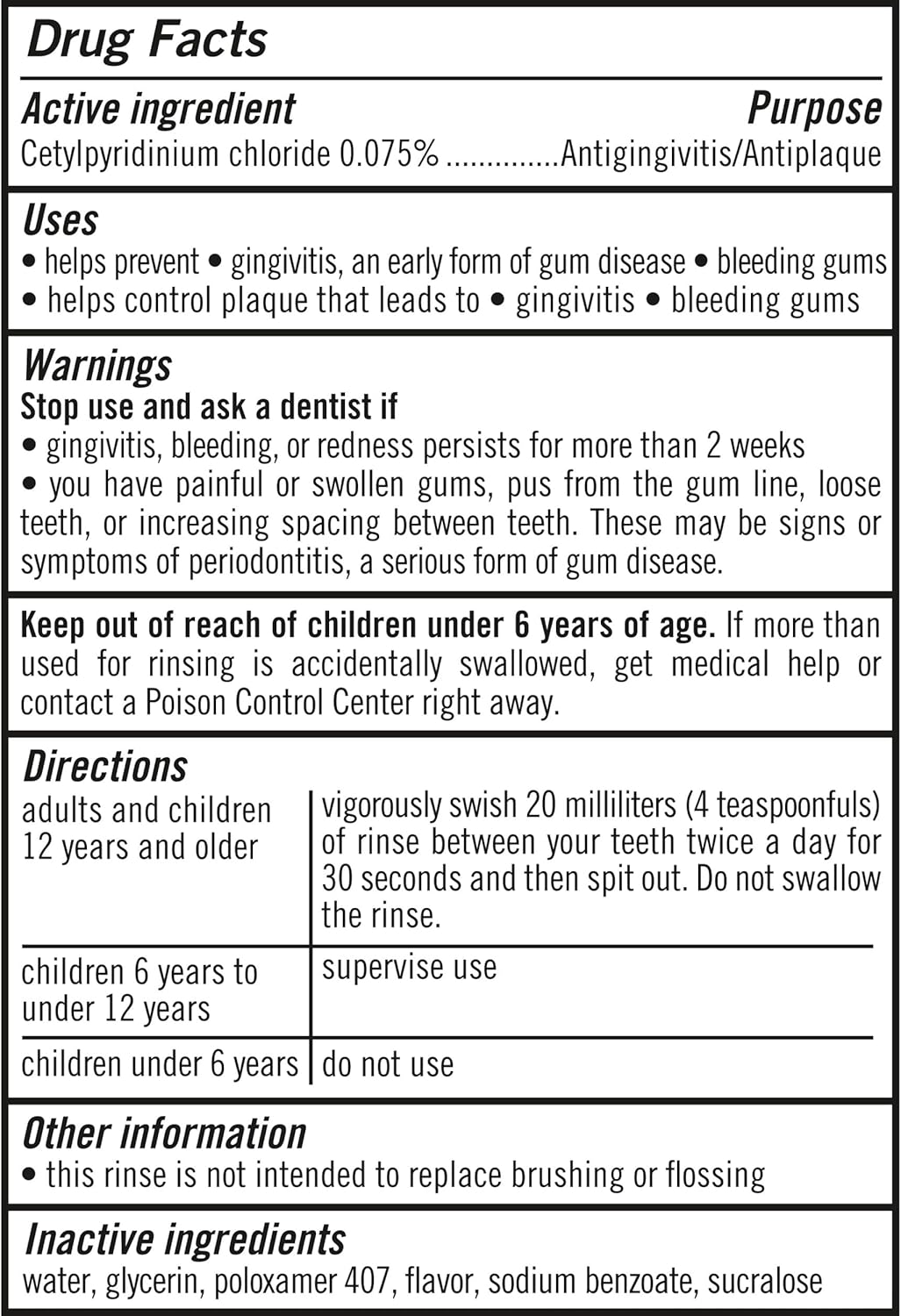 TheraBreath Plaque Control Rinse – Clean-Label Dental Care for Morning and Evening Rituals