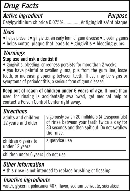 TheraBreath Plaque Control Rinse – Clean-Label Dental Care for Morning and Evening Rituals