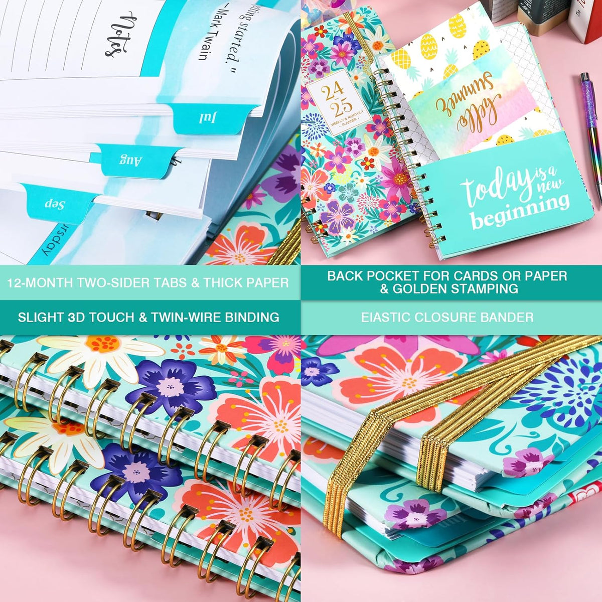 thicker bleed-resistant paper with rounded-corner hardcover for durability and safety