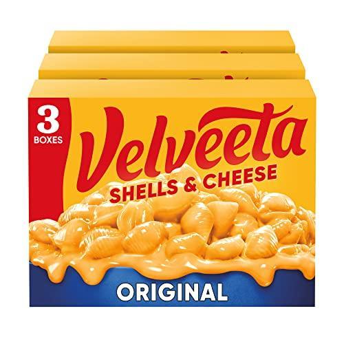 three 12 oz boxes per pack yielding approximately 9 total servings
