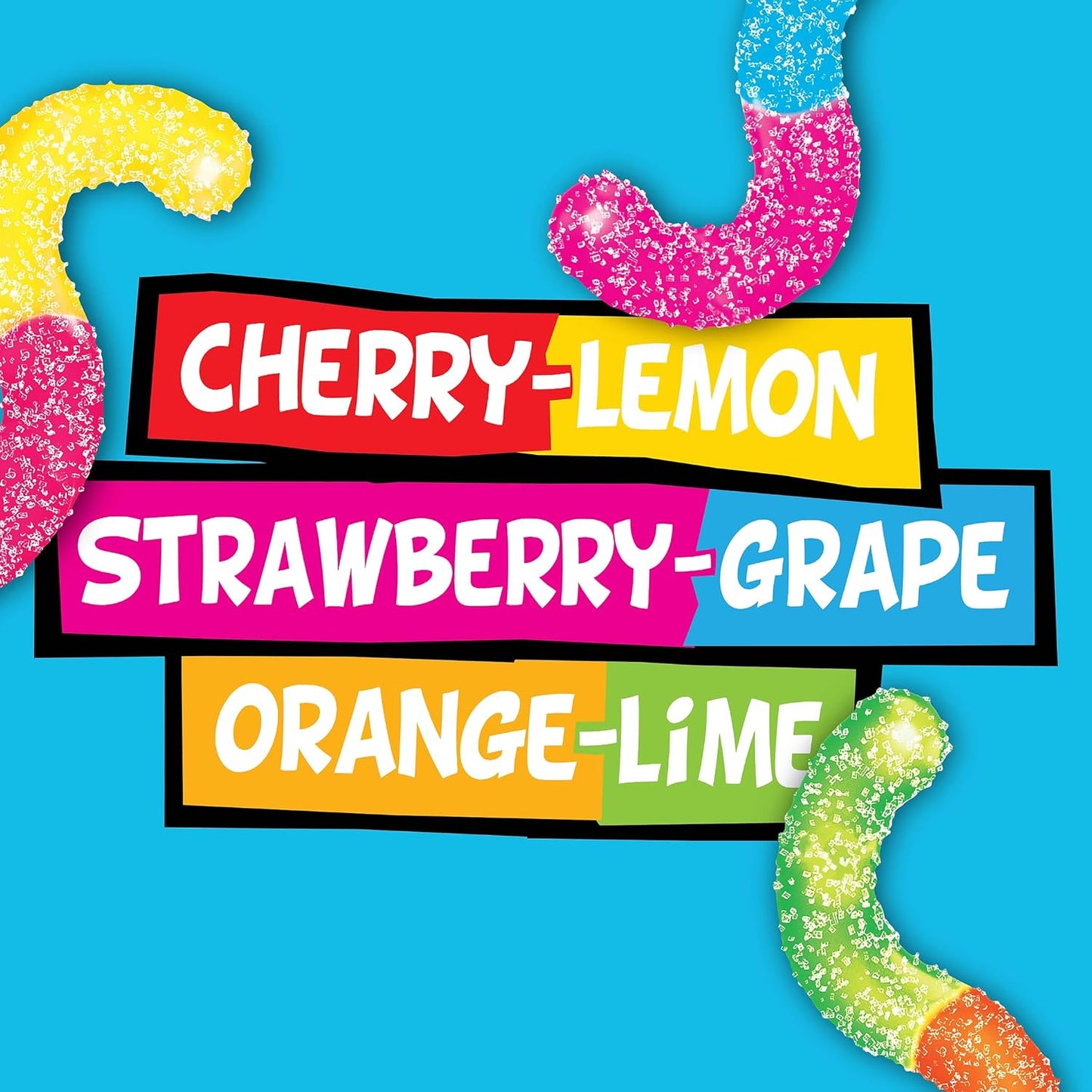 three product line variants: original, very berry, and fruit punch