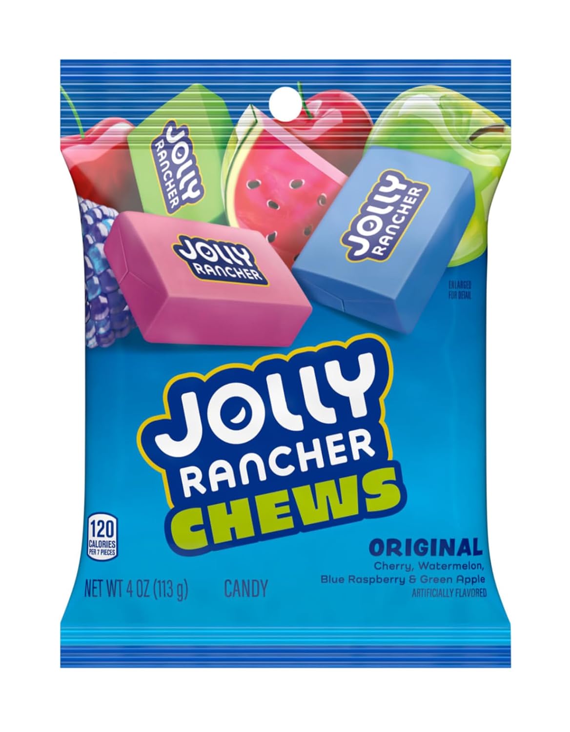 three signature flavors: watermelon, green apple, and cherry