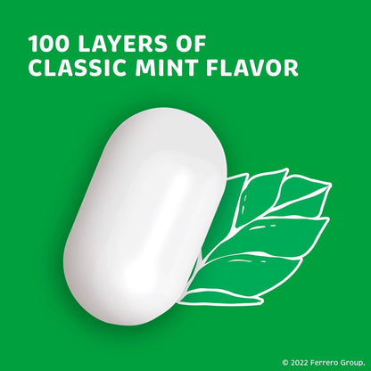 Tic Tac Freshmints Refill Bag – Family-Safe Breath Mints for Lunchboxes and Snack Drawers, Gluten Free