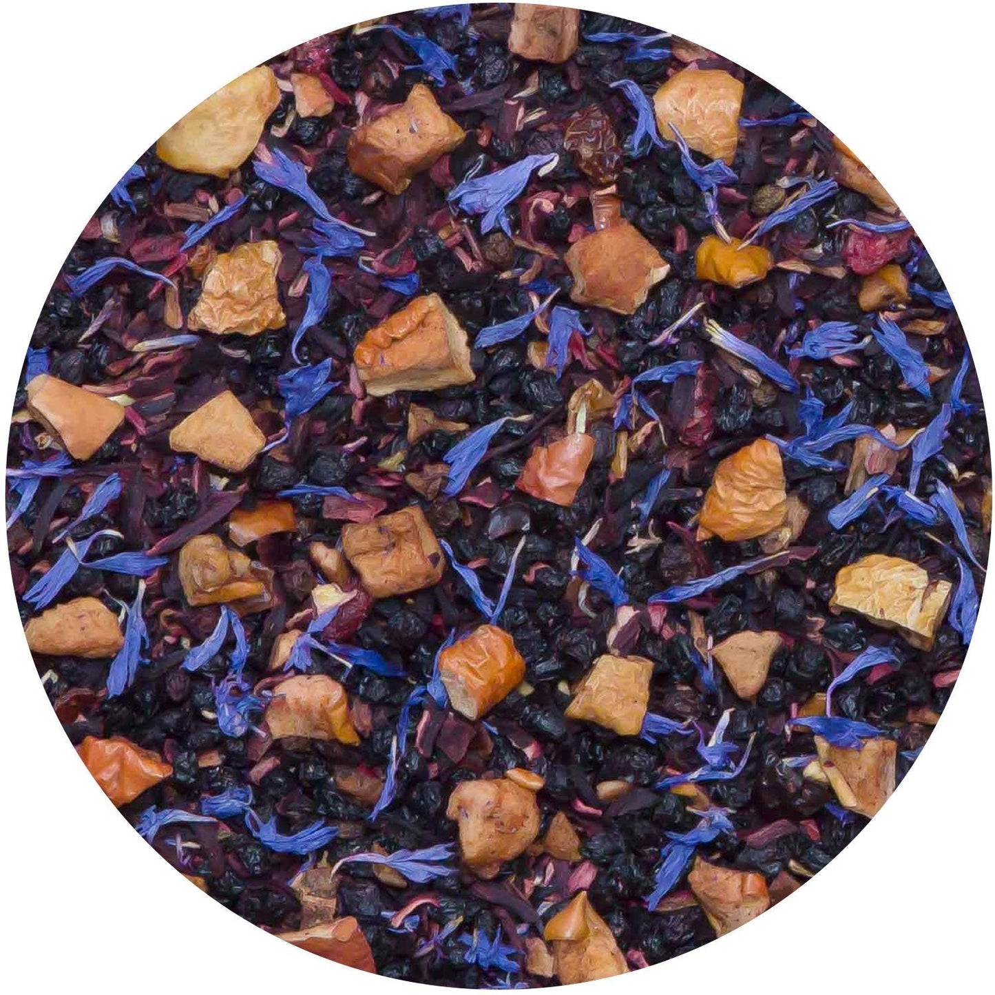 Tiesta Tea Blueberry Wild Child Loose Leaf Herbal Blend – Caffeine-Free Bedtime Wind-Down Ritual for Evening Relaxation, 25-Cup Resealable Pouch