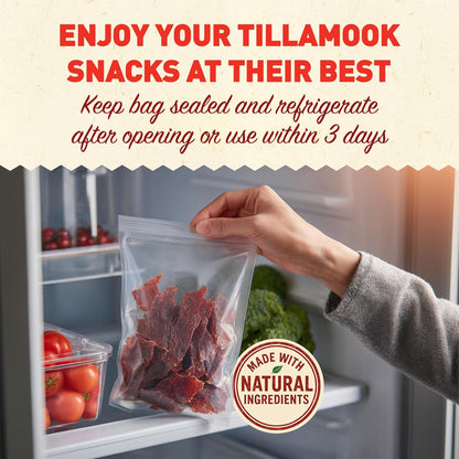 Tillamook Country Smoker Zero Sugar Smoked Sausage Sticks – Desk Drawer Snack for Afternoon Focus and Energy, Keto Friendly