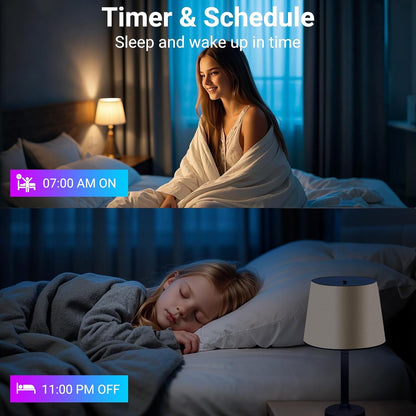 TJOY Smart Light Bulbs – Living Room Color Changing Decor, 16M RGB Alexa Compatible Lamp Upgrade