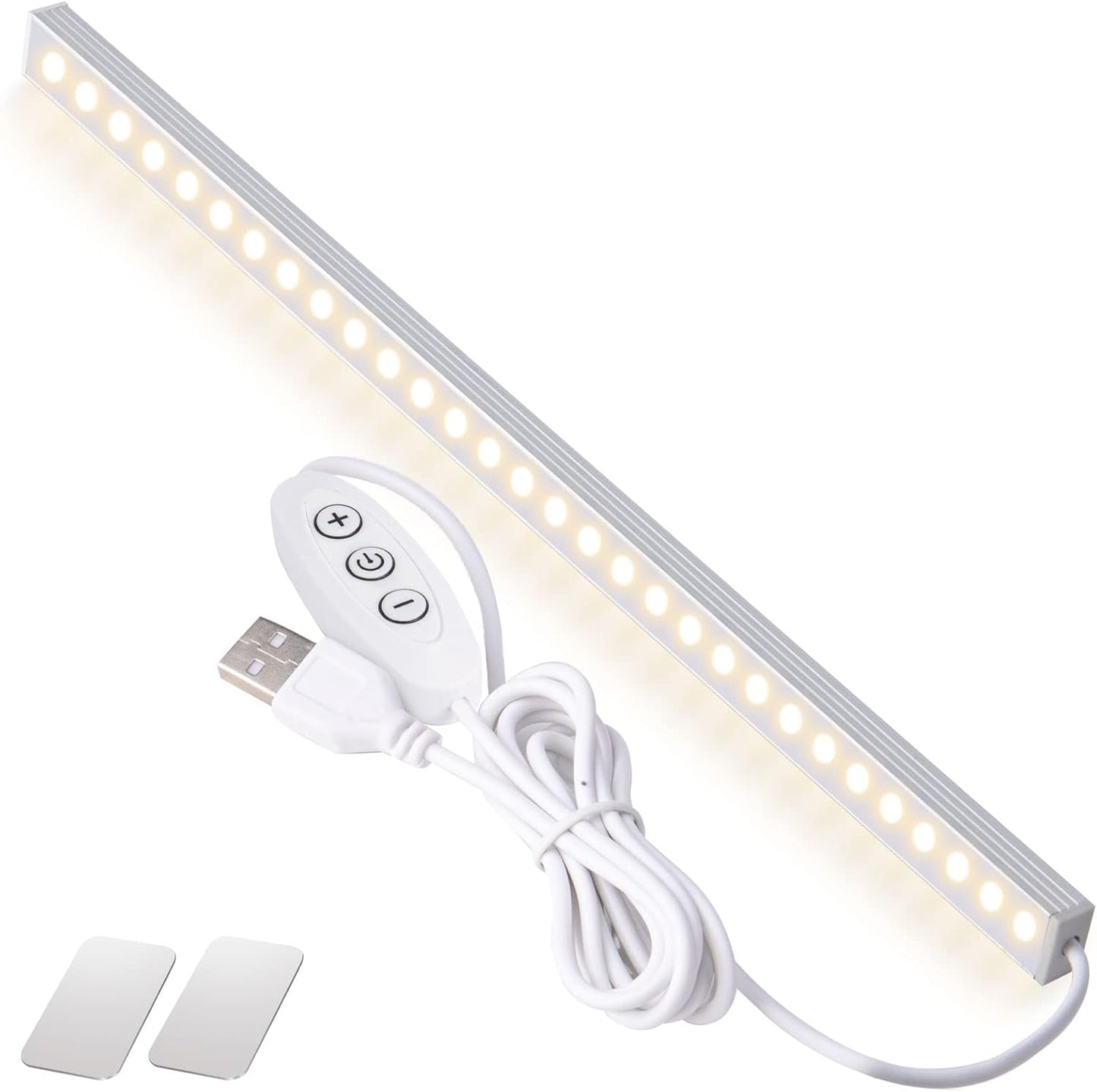tool-free magnetic mounting with included double-sided tape and metal sheets