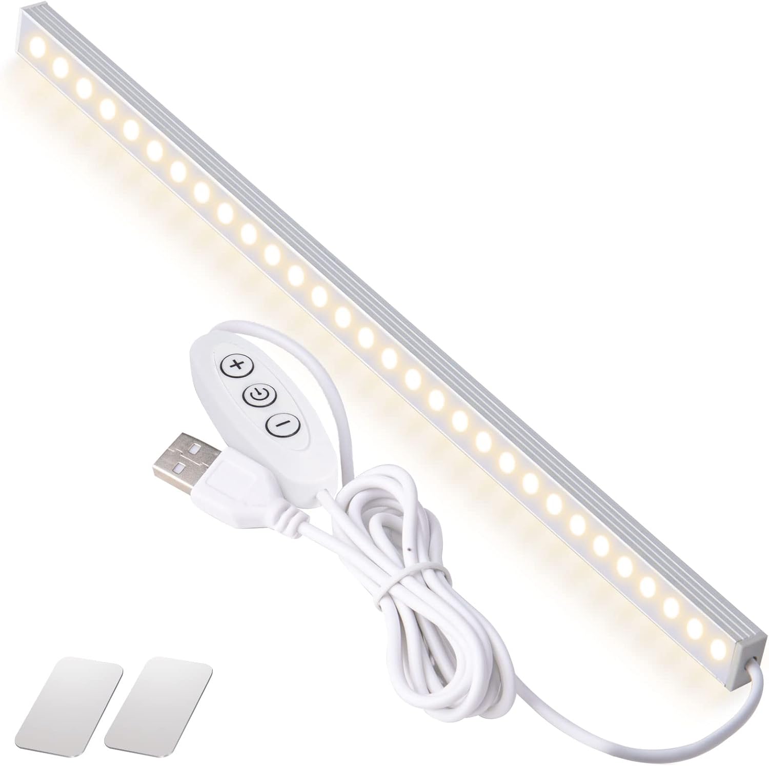 tool-free magnetic mounting with included double-sided tape and metal sheets
