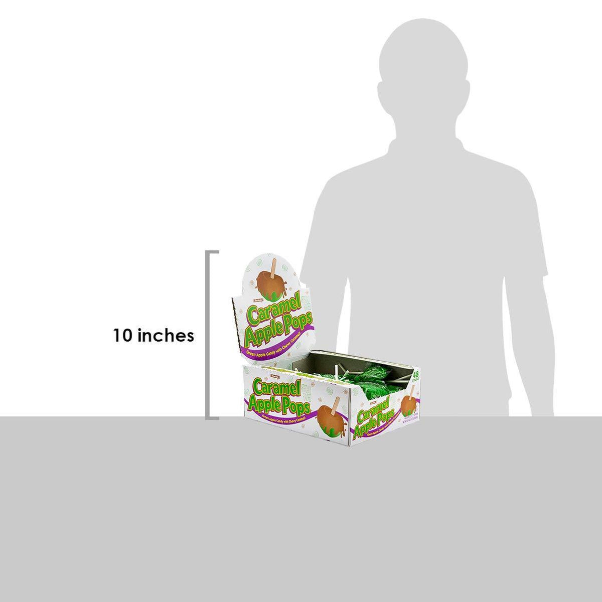 Tootsie Roll Caramel Apple Hard Candy – Care Package Treat for Elderly Parents, Easy-Pantry 48 Count Box