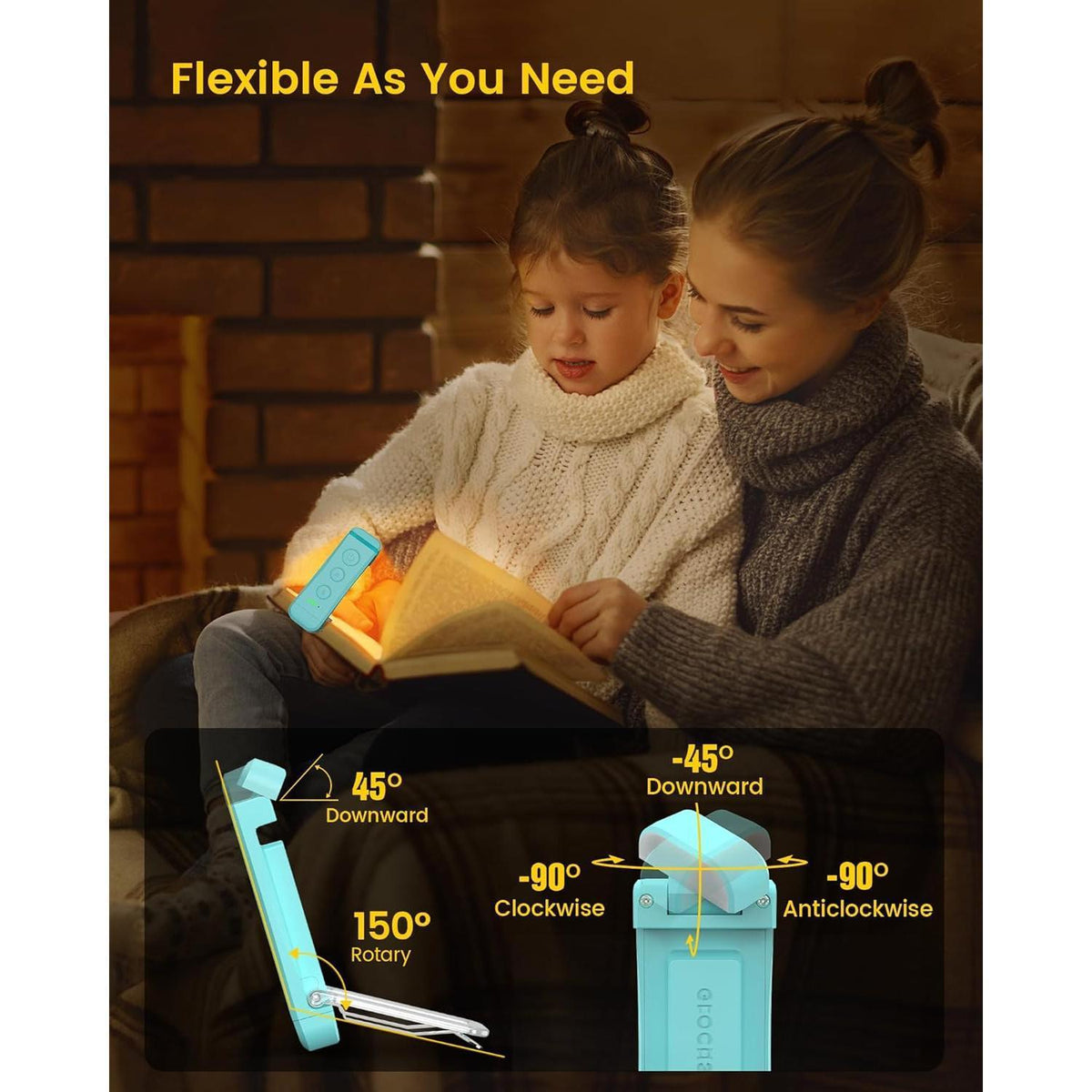 touch control, 1.41 oz abs body, and integrated bookmark shape for one-handed reading