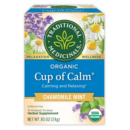 Traditional Medicinals Organic Lemon Balm Tea – Nightly Calm Ritual for Meditation and Mindful Mornings