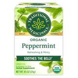 Traditional Medicinals Organic Peppermint Tea – Caffeine-Free Afternoon Reset for the Home Office