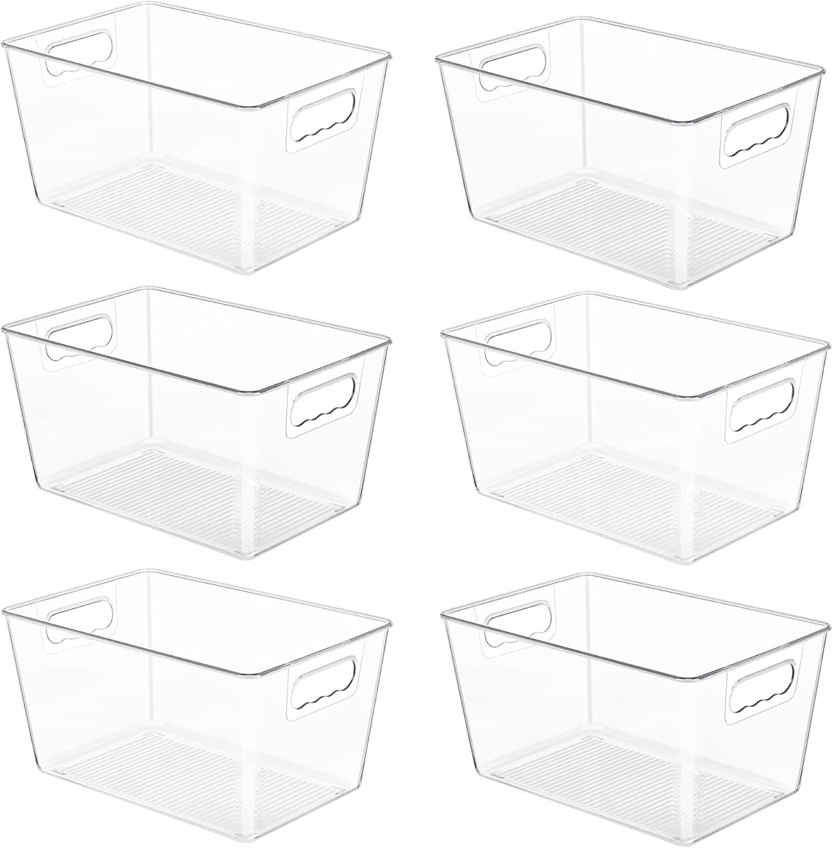 transparent plastic construction for at-a-glance content identification