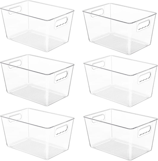 transparent plastic construction for at-a-glance content identification