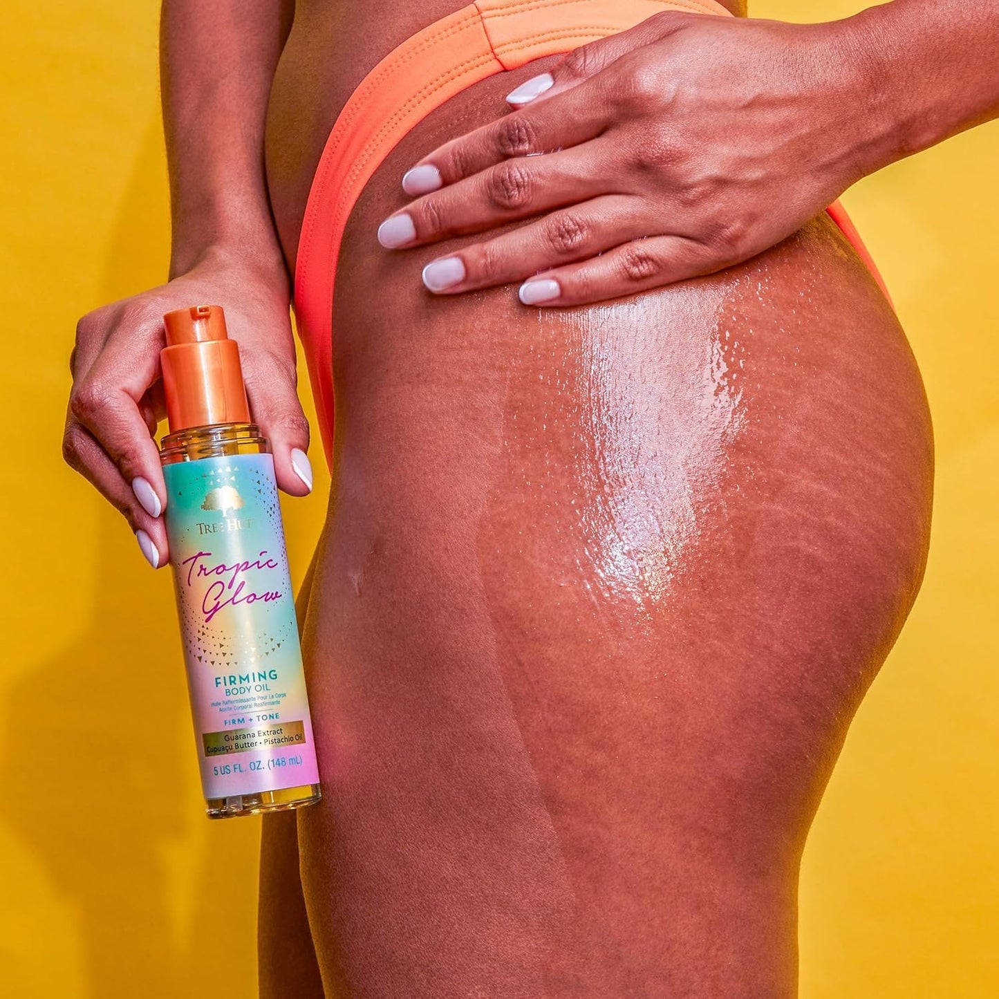 Tree Hut Tropic Glow Body Oil – Nightly Post-Shower Moisturizing Ritual for a Calming Self-Care Reset