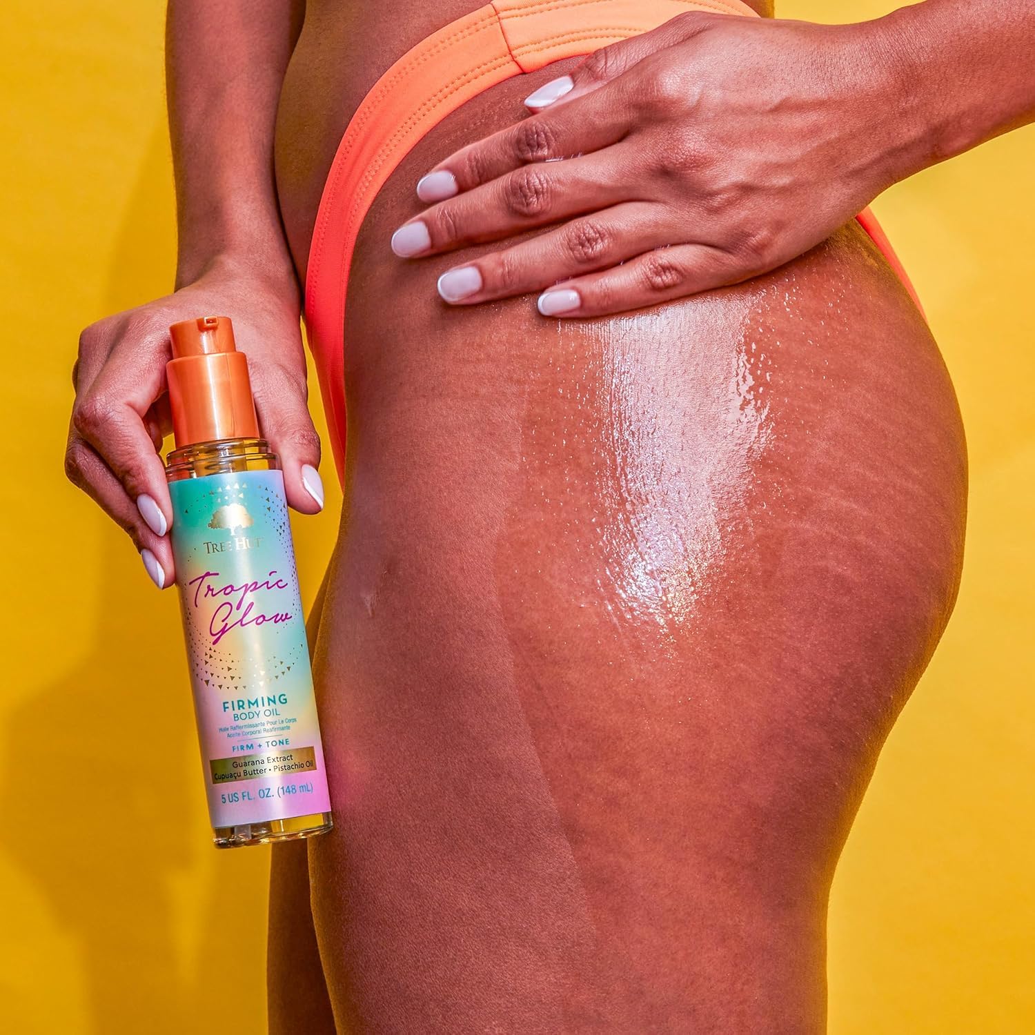 Tree Hut Tropic Glow Body Oil – Nightly Post-Shower Moisturizing Ritual for a Calming Self-Care Reset