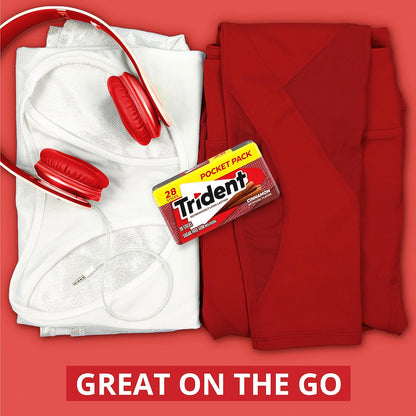 Trident Spearmint Sugar-Free Gum – Party Favor and Goodie Bag Stuffer for Birthdays and Showers