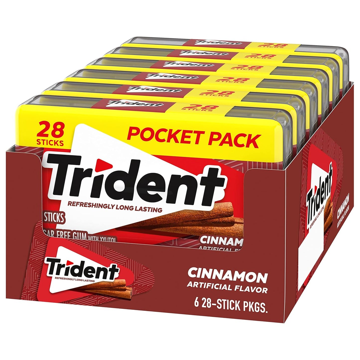Trident Spearmint Sugar-Free Gum – Party Favor and Goodie Bag Stuffer for Birthdays and Showers