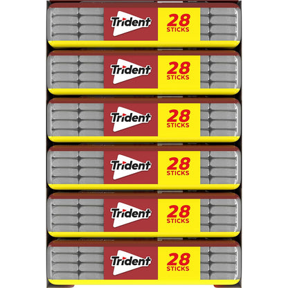 Trident Spearmint Sugar-Free Gum – Party Favor and Goodie Bag Stuffer for Birthdays and Showers