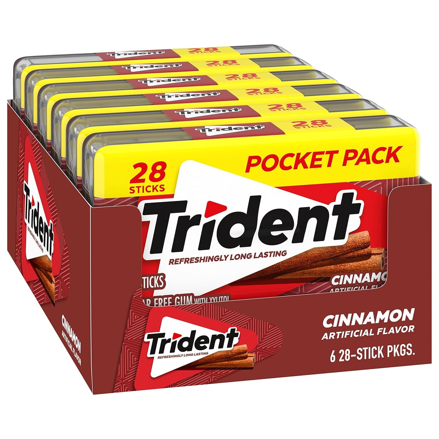 Trident Spearmint Sugar-Free Gum – Party Favor and Goodie Bag Stuffer for Birthdays and Showers