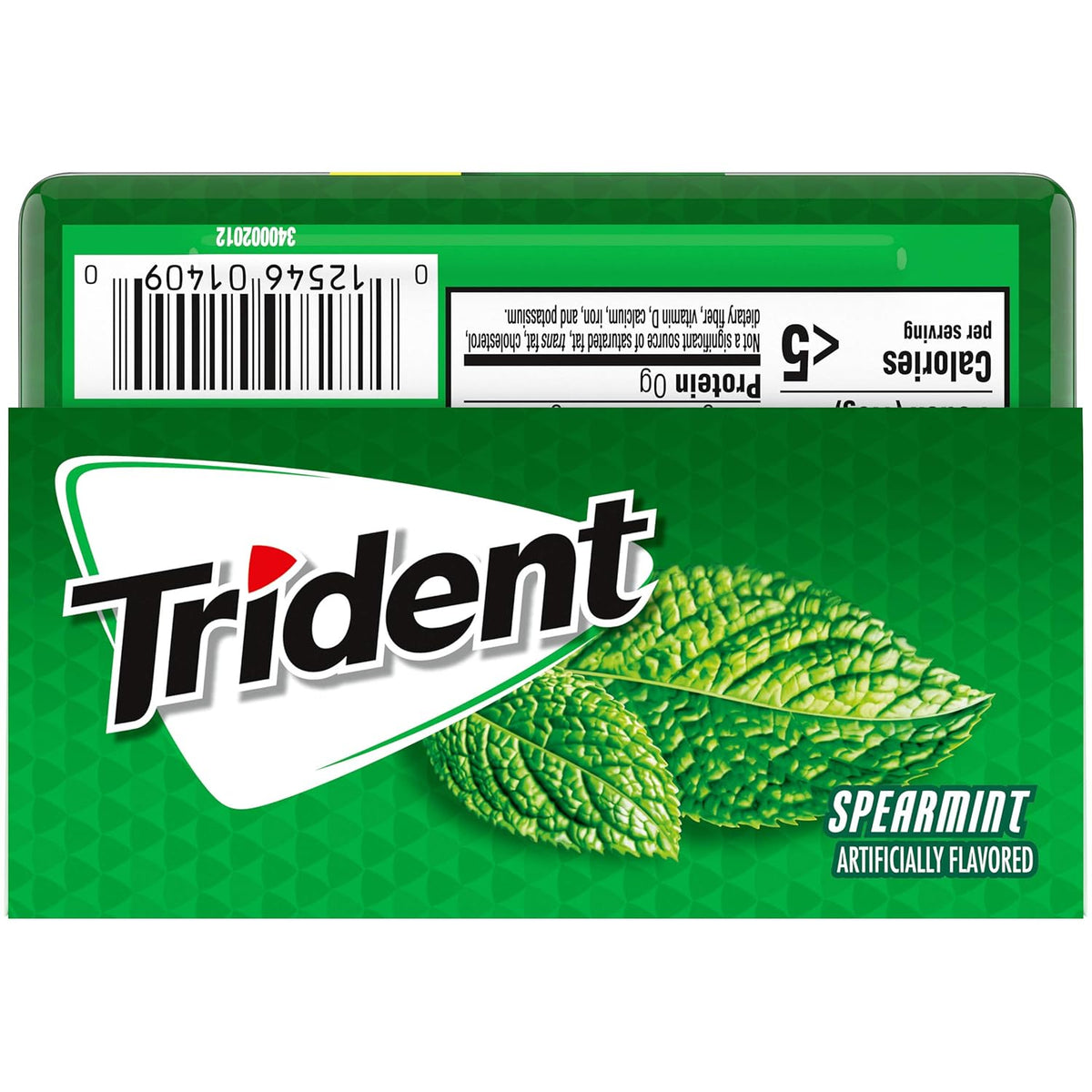Trident Spearmint Xylitol Gum – After-Dinner Wellness Pick for Lower-Calorie, Sugar-Free Refreshment