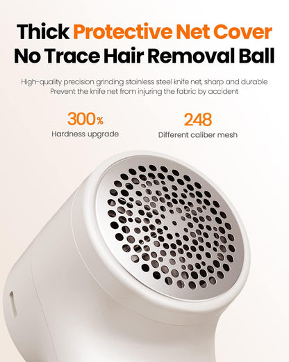 triple safety system: bionic honeycomb mesh fabric protection, auto shut-off when lid is loose, automatic charge cutoff