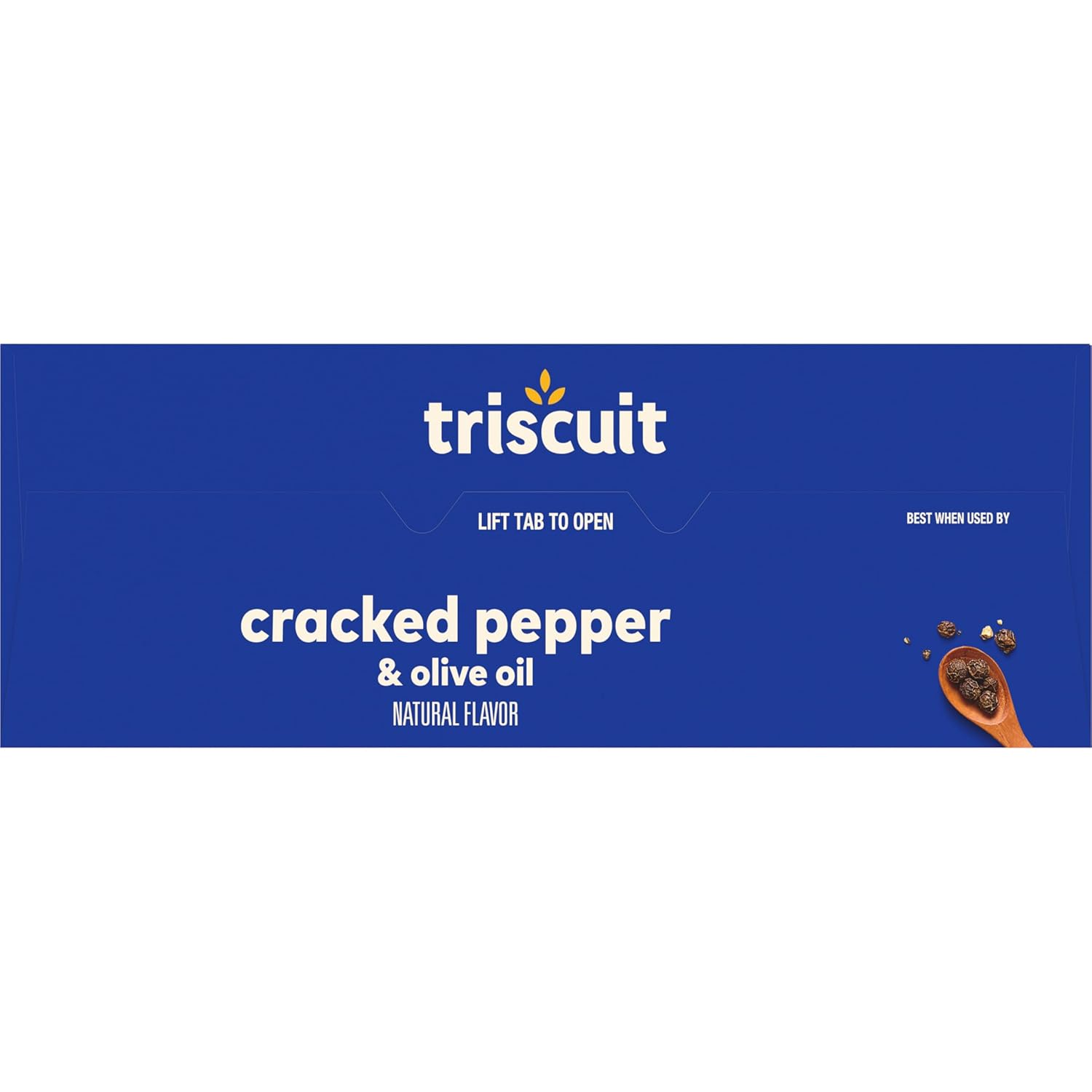 Triscuit Cracked Pepper & Olive Oil Crackers – Non-GMO Whole Grain Snack for Clean-Eating Pantry