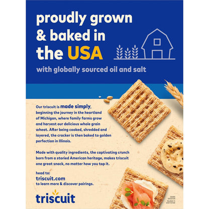 Triscuit Original Whole Grain Crackers – Mindful Snacking for Office Wellness Breaks