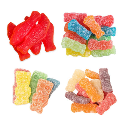 tropical flavor lineup including pineapple crush, tropical twist, paradise punch, and passion fruit