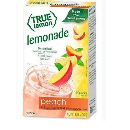 TRUE LEMON Crystalized Lemon Packets – Office Breakroom Hydration Supply for Focused Workdays