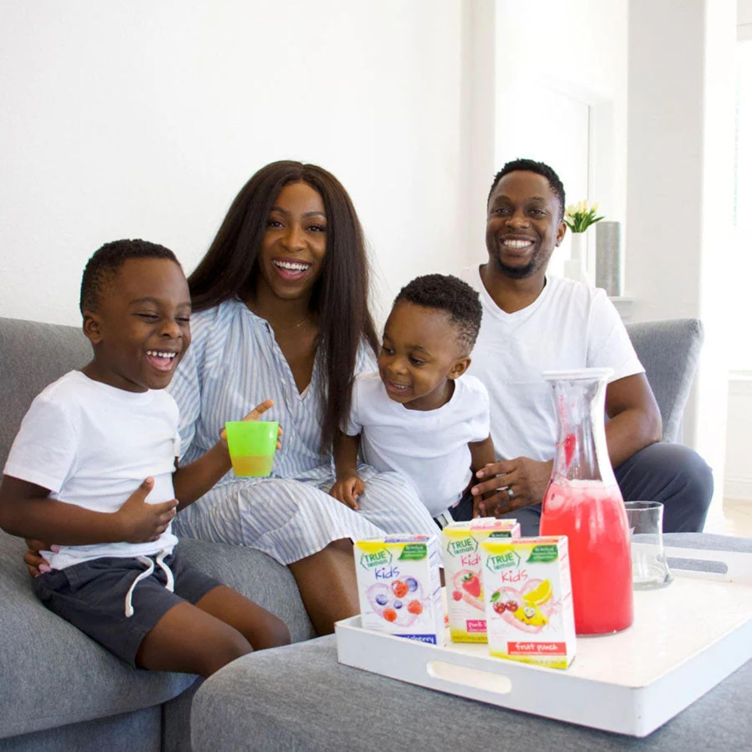 True Lemon Stevia-Sweetened Hydration Packets – Low-Sugar Vitamin Drink Mix for Mindful Family Wellness Routines