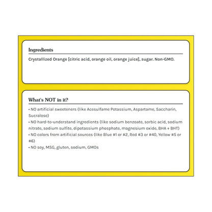 TRUE ORANGE Water Enhancer – Sugar-Free Flavoring Packets for Focused Office and Home Workspaces
