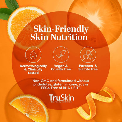 TruSkin Vitamin C Serum – Gentle, Non-Irritating Formula Safe for Sensitive & Reactive Skin
