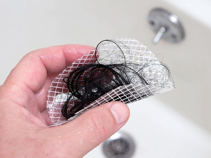 TubShroom Toss 26pk Disposable Drain Covers - Minimalist Shower and Tub Hair Catcher, Six-Month Set-and-Forget Supply