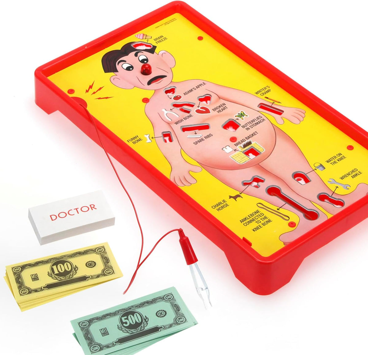 tweezers tool designed to challenge steady-hand removal of 12 funatomy ailment pieces