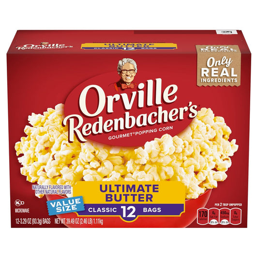 twelve 3.29 oz individually portioned microwave bags