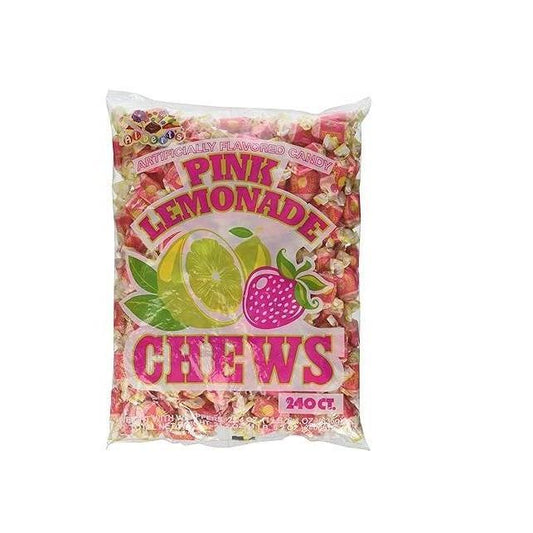 two flavor options: peach and pink lemonade