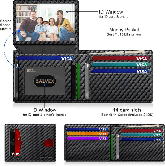 two front quick-access card slots for the most-used cards