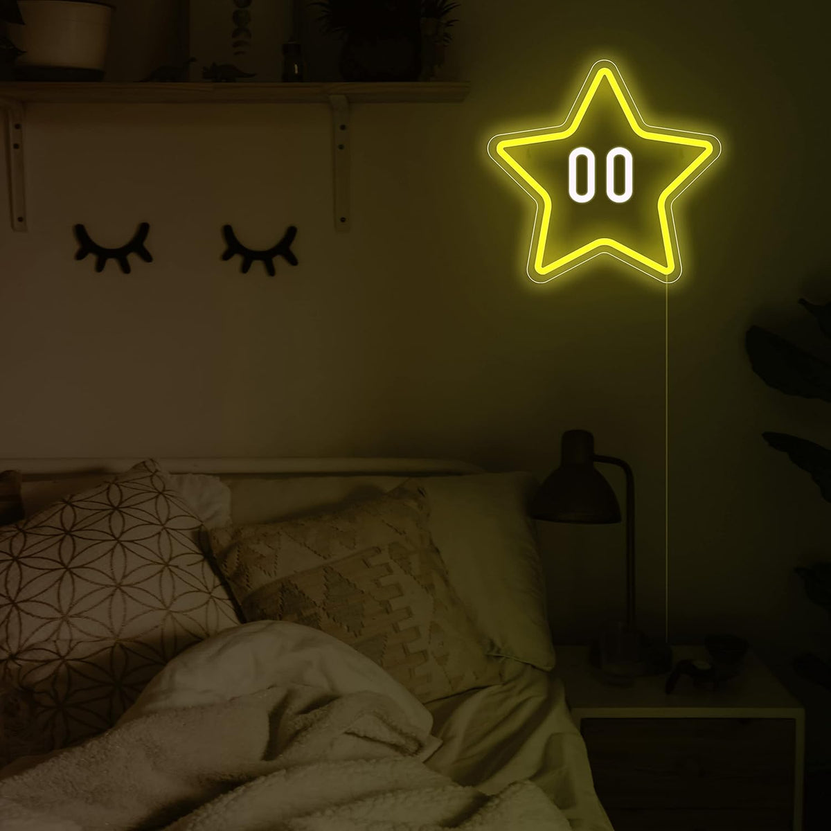two pre-drilled holes for easy wall hanging (screws not included)