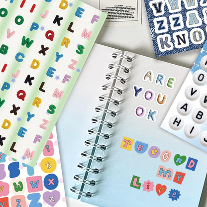 two product variants: full alphabet set and pre-made quote set