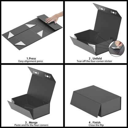 two size options: 9.5x6x3 inches and 12x6x4 inches