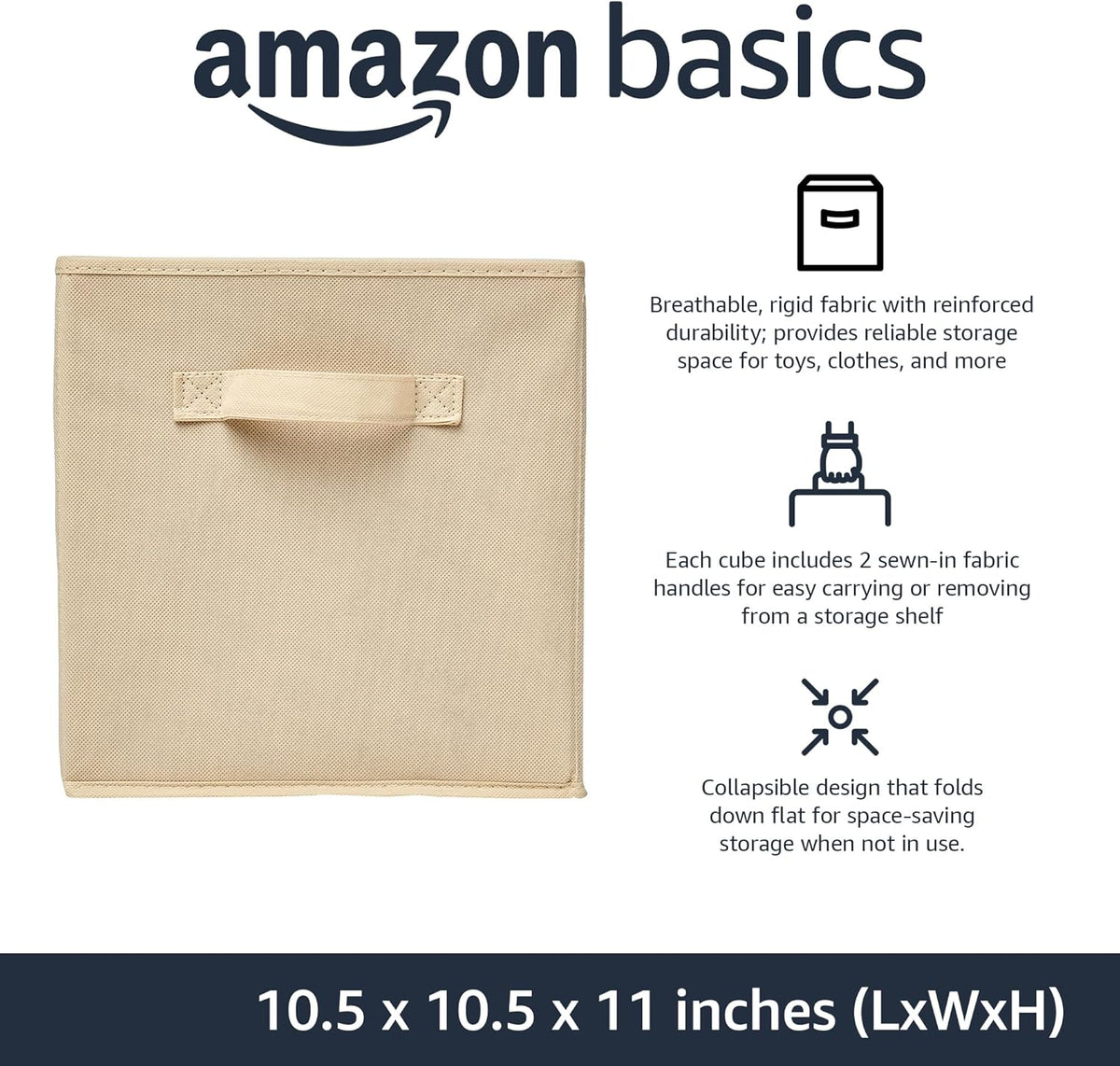 two size variants: 10.5"x10.5"x11" and 13"x13"x13"