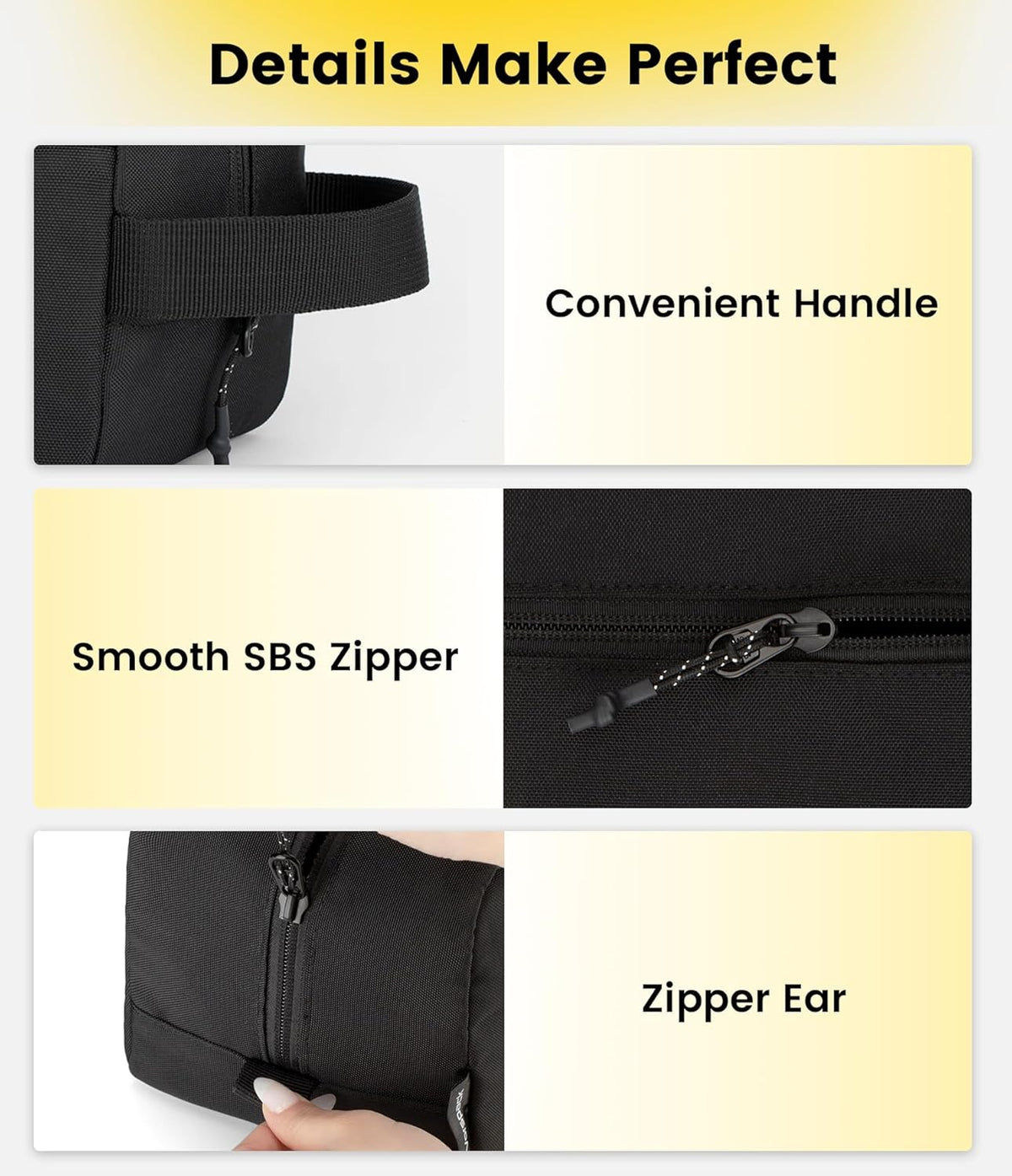 two size variants: medium (5 colors) and large (black)