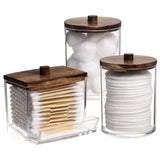 Tbestmax Bathroom Organizer Jar 3 Pack – Valentine's Day and Mother's Day Gift for the Home Decorator Who Has Everything