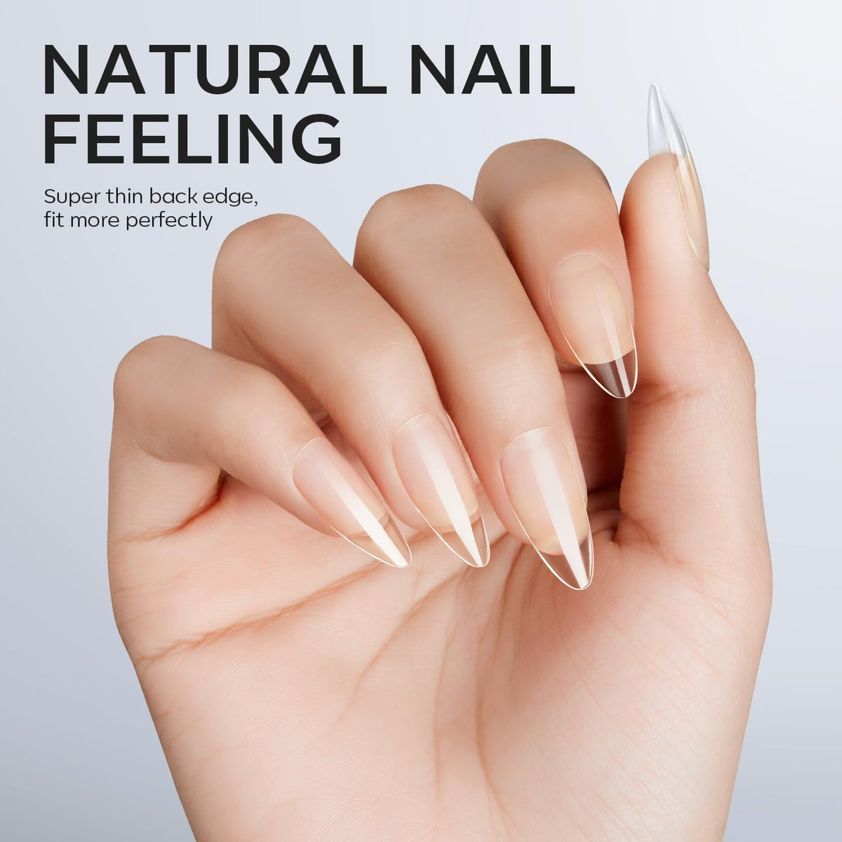 UNA GELLA Solid Gel Nail Glue for Clean-Air Vanity Setups, Low-Smell Tip Adhesive Cured Under UV LED Lamp Without Chemical Burn Risk