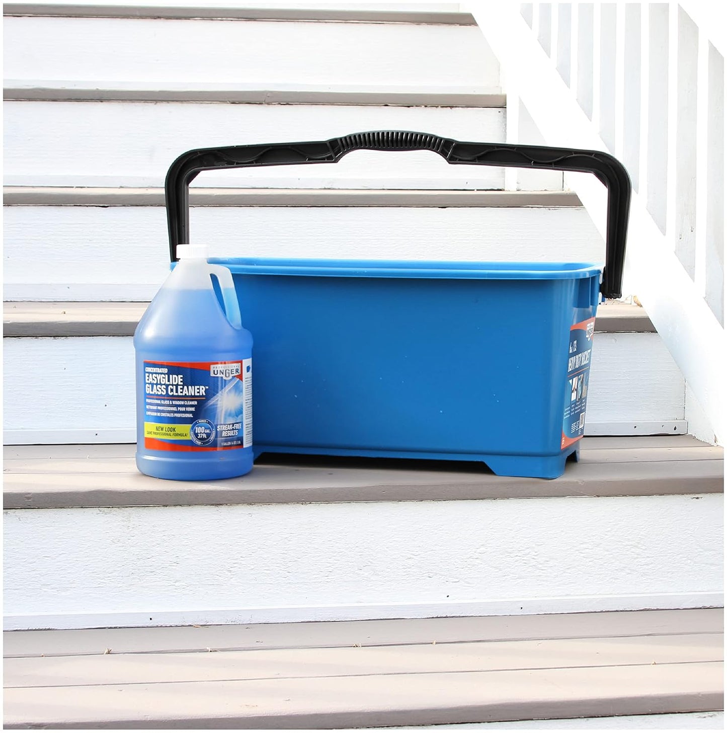 Unger EasyGlide Concentrate – Professional Window Cleaning for Office Buildings and Storefronts, Streak-Free 1:100 Bulk Solution
